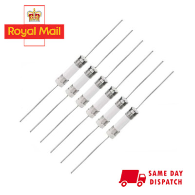 CERAMIC FUSE 250V 0.5 Amp FAST // QUICK BLOW 5mm x 20mm F0.5AL250V A