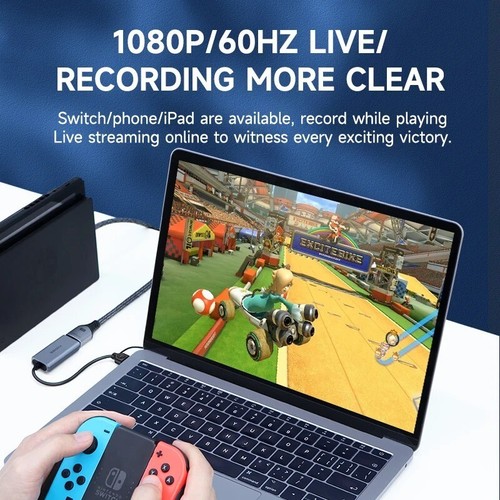USB 3.0 Video Capture Card with 100W PD for Meta Quest 3 IPad HDMI To USB/Type-c - Bild 7 von 7