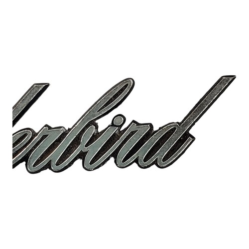 Ford Thunderbird OEM 7,75" Oldtimer Auto Typenschild Emblem 70er Jahre - Bild 5 von 8