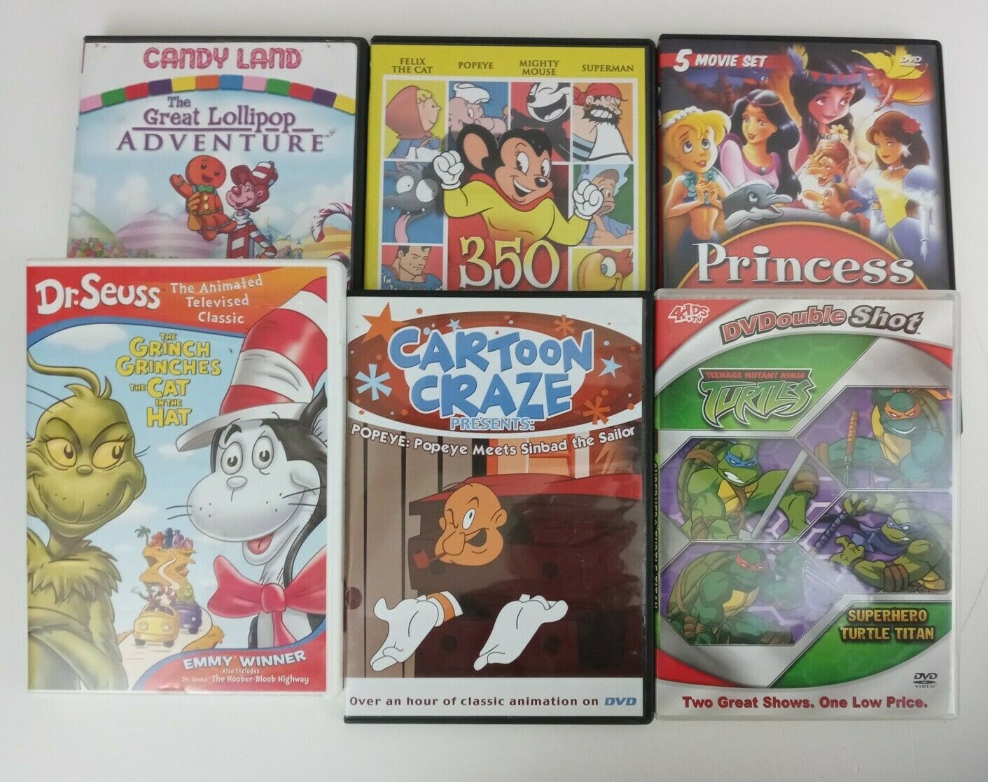 Lot of 5 Classic Cartoon DVDs: TMNT, Popeye,& More Titles Below | eBay Lot of 5 Classic Cartoon DVDs: TMNT, Popeye,& More Titles Below | eBay
