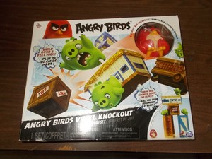 angry birds vinyl knockout playset