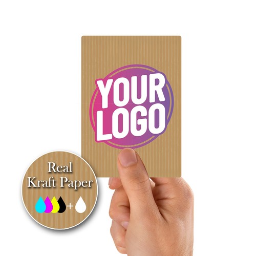 Personalised 97mm x 139mm Stickers - Custom Large Logo Labels - Wine Bottle - Picture 14 of 20
