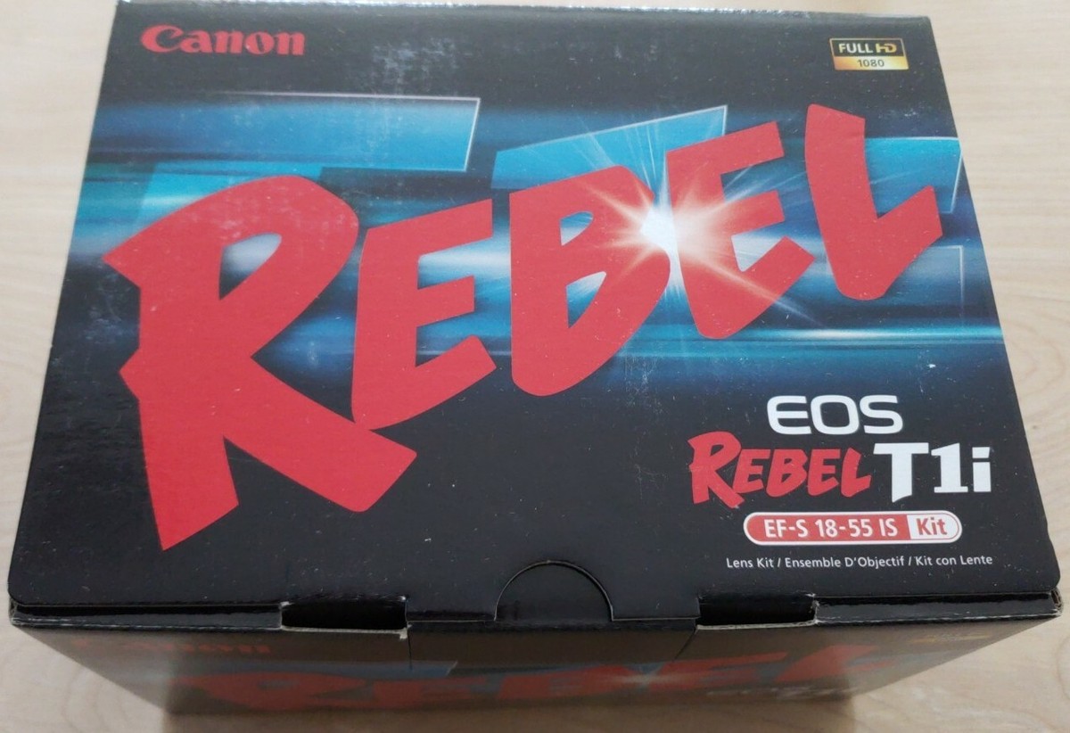 Canon EOS Rebel T1i / EOS 500D 15.1MP Digital SLR Camera - Black