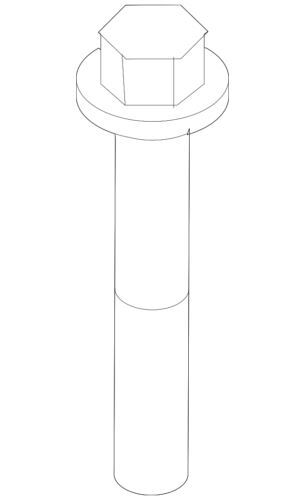 Tornillo de ensamblaje de engranaje para Ford Mustang 2005-2014 (N/P W710909-S439)