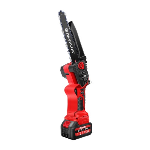 8" Electric Mini Chainsaw 24V Handheld Cordless Wood Cutter w/Battery 2 Chain US - Picture 21 of 29
