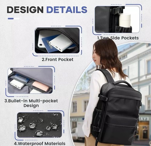 Multifunctional Air Bag Backpack, Large Capacity Vacuum Storage Business - Picture 5 of 6