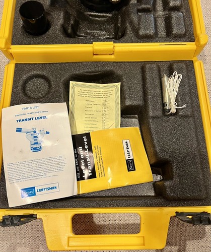 Vintage Sears Craftsman Level & Transit Level Model # 789.46178 - Picture 5 of 10