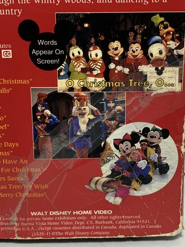 Disney Sing Along Songs - The Twelve Days of Christmas Volume 12 VHS - Picture 3 of 6
