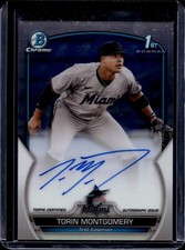 2023 Bowman Chrome Prospect Autographs Torin Montgomery