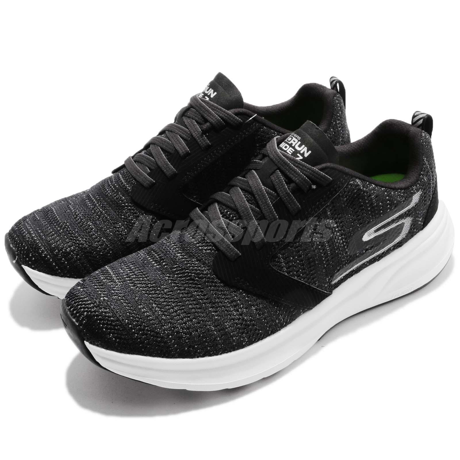 Skechers Go Run Ride 7 Black White Women Running shoes Sneakers 15200-BKW Skechers Go Run Ride 7 Black White Women Running shoes Sneakers 15200-BKW