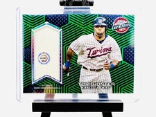 2023 Topps Chrome Baseball TORII HUNTER AUTHENTICS JERSEY GREEN #/99 No. TCA-TOH