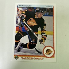 Vladimir Krutov         #77      Upper Deck - -1990  -  Carte de hockey