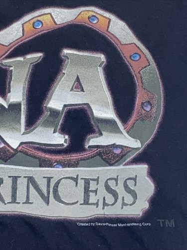 Vintage Xena Warrior Princess XL Tshirt 90s Tv Promo USA - Picture 3 of 8