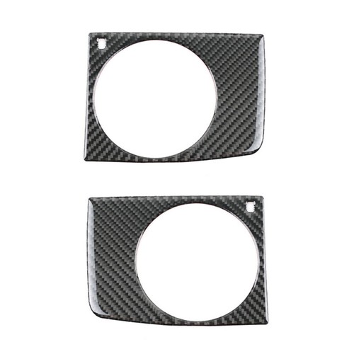 Consola central de fibra de carbono para coche soporte de copa de agua Trim Cover para Audi Q7 2007-2015 - Imagen 2 de 5