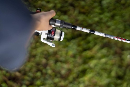 Ambidextrous 6’ Ike Dude Youth Fishing Rod and Reel - Perfect for Bass & Trout - Picture 7 of 12