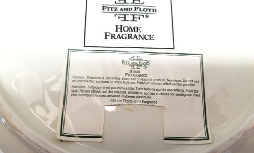 Fitz and Floyd "Jolly Ole St. Nick" piatto aperto Potpourri / trattamento 14 3/4 pollici - Foto 16 di 20