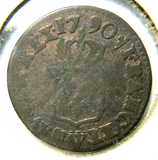 Francia Sol 1790 - Cobre - Luis XVI Foto 3 de 4