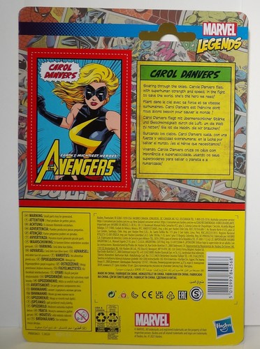 Marvel Legends Retro Avengers CAROL DANVERS 3.75” Action Figure NEW I - Picture 8 of 8