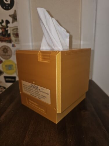 Gold Color NES Cartridge Nintendo Themed Tissue Box Holder - The Legend of Zelda - Picture 5 of 9