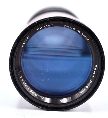 Vivitar Tele-Zoom Camera Lens,85-205mm Auto Zoom 1:3.8,Black Hard Carry Case - Picture 5 of 8