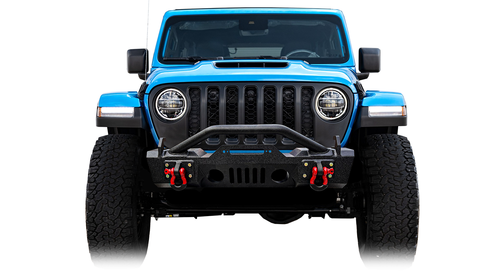 Vijay For 07-18 Jeep Wrangler JK Steel Front/Rear Bumper W/Tire Carrier&Lights - Picture 4 of 46