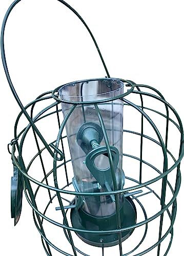 Garden Guru Squirrel Proof Bird Feeder – Outdoor Caged Tube Hanging Bird - Picture 5 of 5