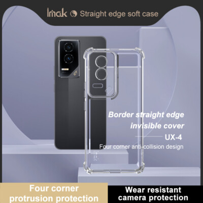 IMAK For Honor GT 5G, Luxury Shockproof Airbag Soft Clear Silicon Case Cover