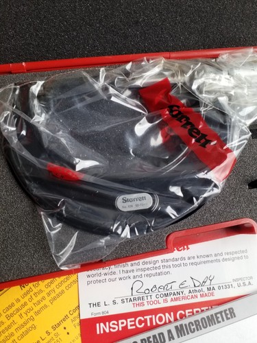 *NUEVO* Micrómetro métrico Starrett 50-75 mm 436,1 MXRL-75 Micrómetro de ingeniería - Imagen 5 de 15