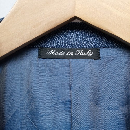 PAL ZILERI Lane Crawford Blazer Jacket Blue Loro Piana Fabric UK 42R / EU 52R - Picture 13 of 17