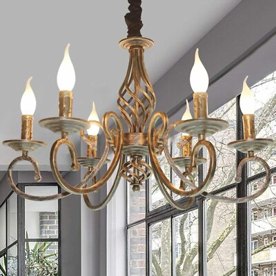 6 Light Chandeliers French Country Vintage Chandelier Antique Bronze Pendant New 6 Light Chandeliers French Country, Antique French Country Chandeliers