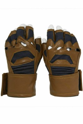 Xcoser New Captain America Brown Fingerless Gloves Captain America Adult Cosplay
