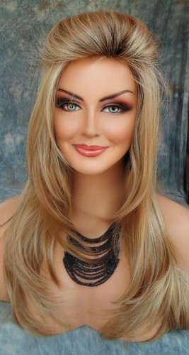 ANGELICA | ROP NORIKO WIG | COLOR NUTMEG F | LONG FLOWING WAVES SEXY CUTE 502 - Picture 8 of 12