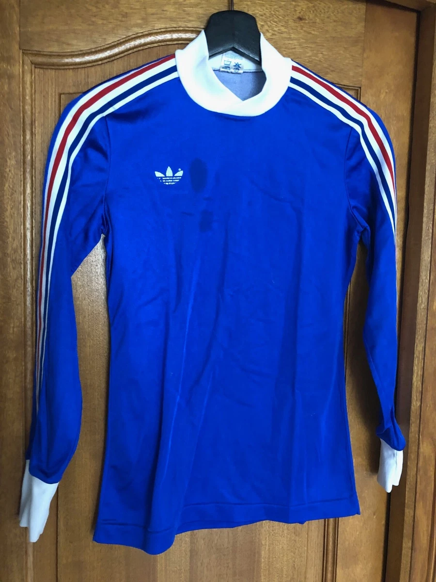 Maillot France U21 1996 Porté - Cyril Rool - Équipe De France Espoirs - Adidas Bleu