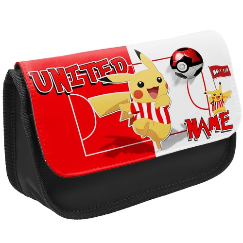 Football Pencil Case Pokemon School Stationary Bag Boys Kids Personalised Gift - Picture 57 of 67