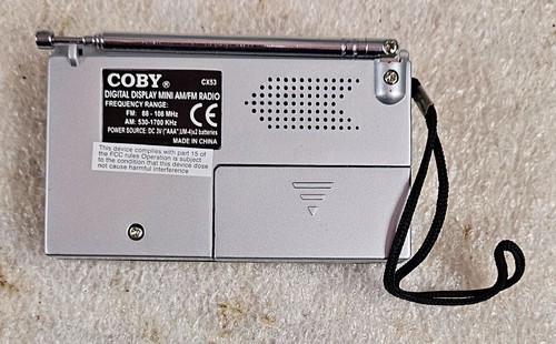 Coby Digital Display AM/FM Radio CX-53 Alarm Clock w/t User Manual - Picture 3 of 6