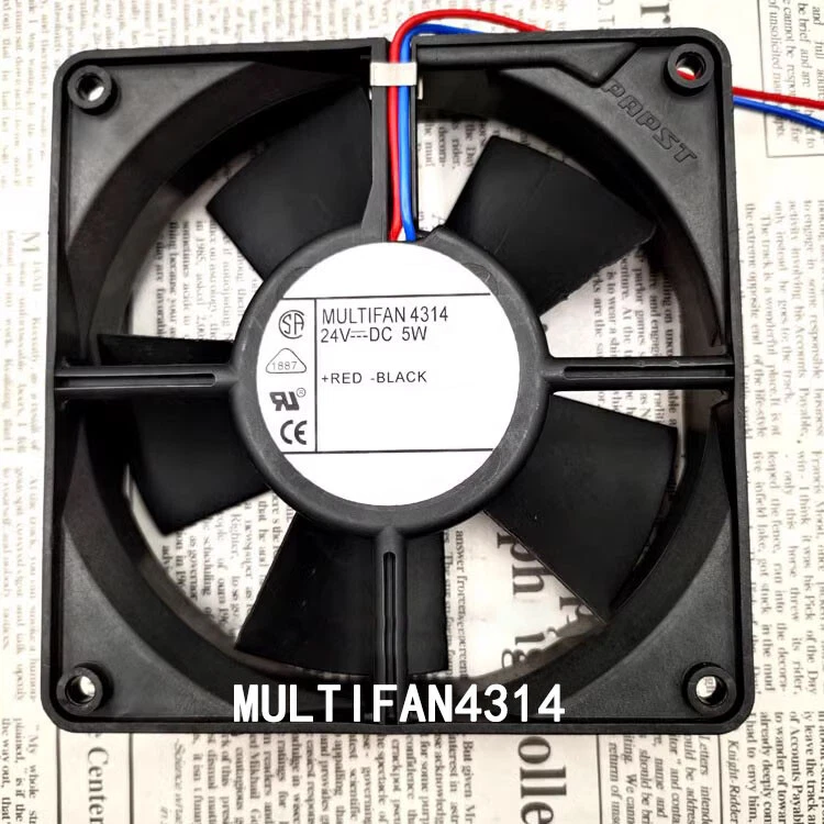 Used tested ebmpaps 120*120*32mm 24V 5W TYP 4314 12CM MULTIFAN Axial flow fan - Image 4 of 4