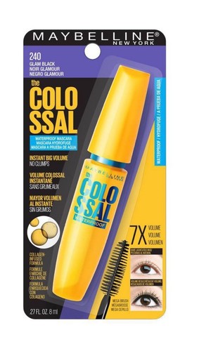 Neue Maybelline Colossal wasserfeste Wimperntusche - Glam Black - Bild 1 von 2