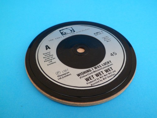 DRINKS COASTERS - Upcycled Vinyl SINGLES Records Great Songs / Artists (LIST 3.) - Picture 929 of 1,006