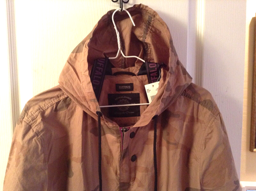 NEW $249 BUFFALO David Bittton Jeans CAMO men hooded COAT PARKA JADEY PACKABLE L - Picture 4 of 10