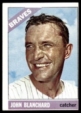 1966 Topps John Blanchard Atlanta Braves #268