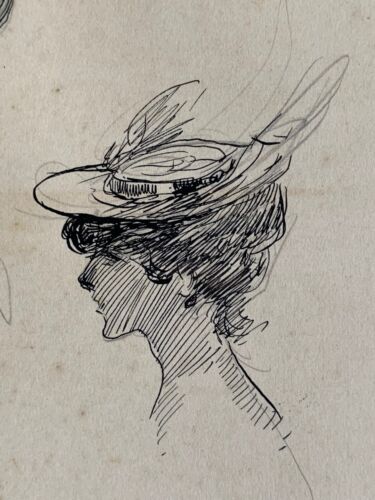 Gother Victor Fyers Mann 1914 Sketches Women Australian Listed Artist Provenance - Picture 4 of 19