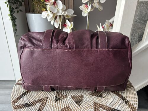 Real Leather Over Shoulder Bag Handbag Made In Italy - Picture 4 of 8
