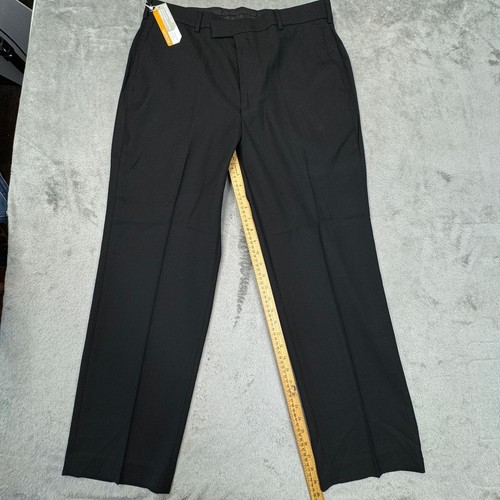 Savane NWT Pants / Slacks Men's Size W36xL30 Black Flex Waist - Picture 8 of 13