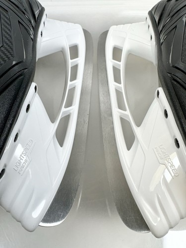 Pattini da hockey Bauer taglia 5 Junior (taglia scarpa 6) NS Lightspeed Pro II ghiaccio con scatola - Foto 16 di 20