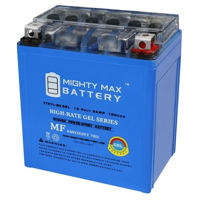 Mighty Max 12V 6AH Gel 100CCA Battery Compatible with Power Source YTX7L-BS