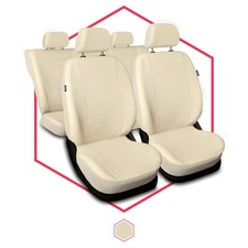Autositzbezüge Universal Schonbezüge Sitzauflage PKW Set Beige für Honda Prelude