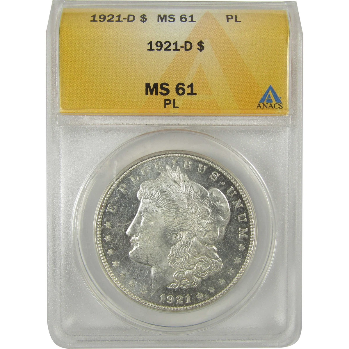 【希少】1921　PCGS　MS61　Morgan $1  モルガンダラー Q9 MS 61 Graded 1921 Year Morgan US Dollars (1878-1921) for sale | eBay