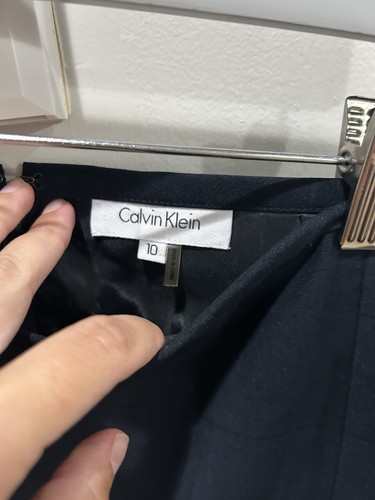 New Calvin Klein Navy Pencil Skirt - Size 10- Women's  - Imagen 3 de 3