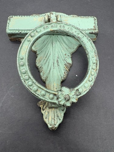 Vintage MCF Midwest Cannon Falls Cast Iron Door Knocker Ring - Picture 2 of 5