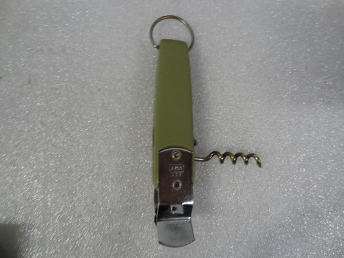 Vintage O-Green EKCO Korkenzieher Flaschen- & Dosenöffner Kunststoffgriff Edelstahl USA - Bild 4 von 11